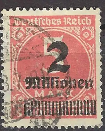 Deutsches Reich 1923 Nr 312 Ohne Gummierung (*)