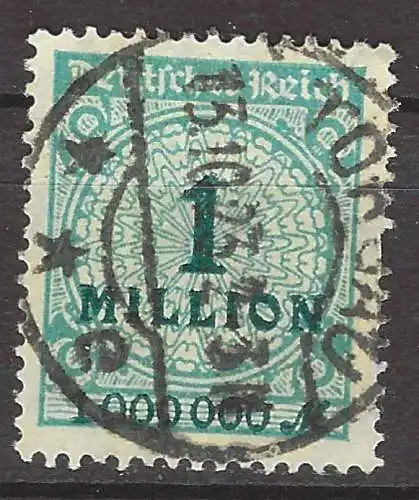 Deutsches Reich 1923 Nr 314A Ohne Gummierung (*)