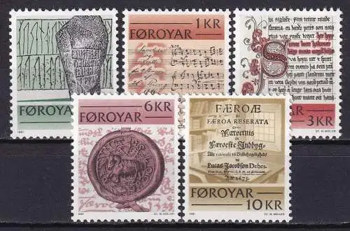 Färöer 1981 Mi-Nr. 65/69 ** MNH