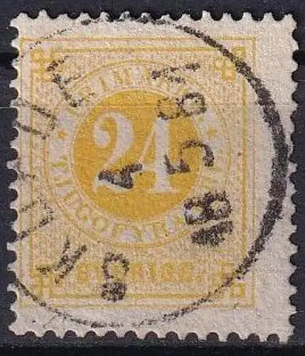 SCHWEDEN 1877 Mi-Nr. 23 B o used