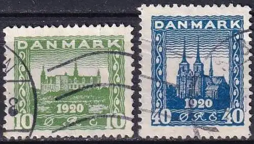 DÄNEMARK 1921 Mi-Nr. 114/15 o used