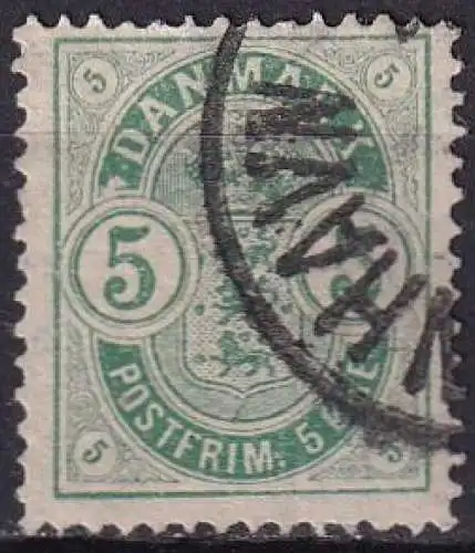 DÄNEMARK 1882 Mi-Nr. 32 o used