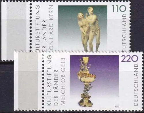 DEUTSCHLAND 2000 Mi-Nr. 2107/08 ** MNH