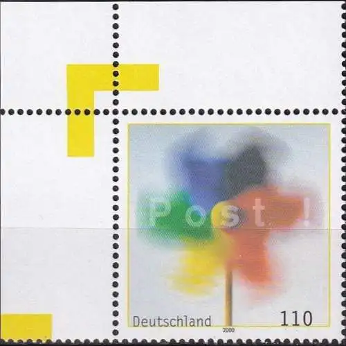 DEUTSCHLAND 2000 Mi-Nr. 2106 Eckrand ** MNH