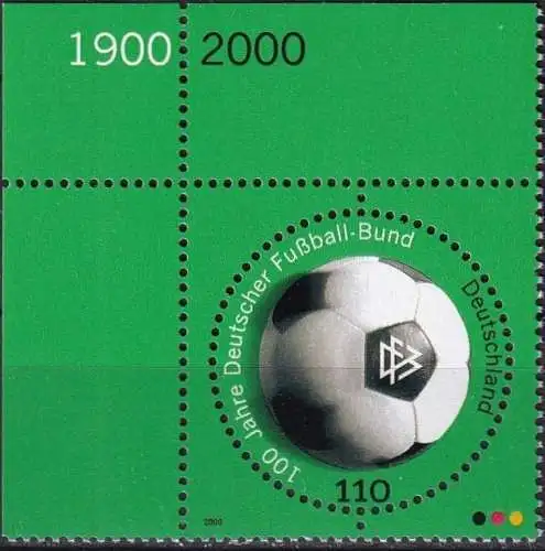 DEUTSCHLAND 2000 Mi-Nr. 2091 Eckrand ** MNH