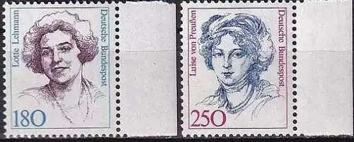 DEUTSCHLAND 1989 Mi-Nr. 1427/28 ** MNH