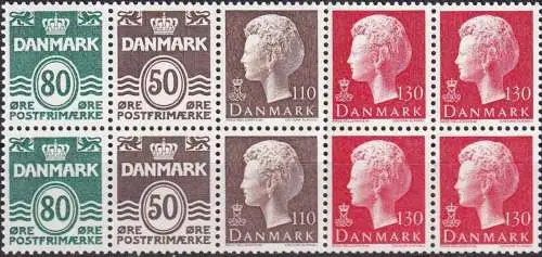 DÄNEMARK 1979 Mi-Nr. HBL 17 Markenheftchenblatt/booklet sheet ** MNH