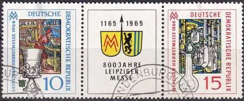 DDR 1964 Mi-Nr. 1052/53 o used