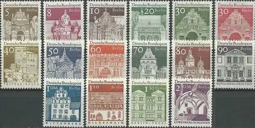 BERLIN 1966 Mi-Nr. 270/85 ** MNH