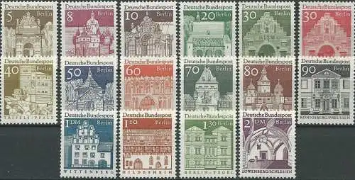 BERLIN 1966 Mi-Nr. 270/85 ** MNH