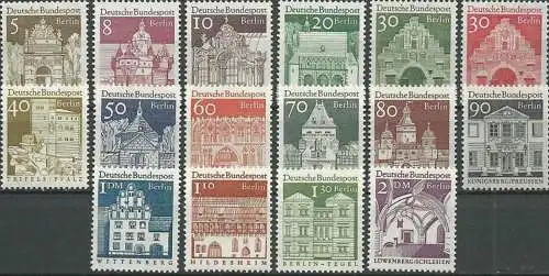 BERLIN 1966 Mi-Nr. 270/85 ** MNH