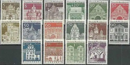 BERLIN 1966 Mi-Nr. 270/85 ** MNH