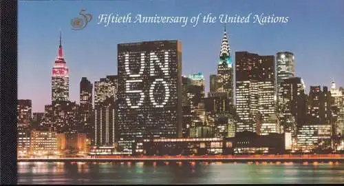 UNO NEW YORK 1995 Mi-Nr. MH 1 Markenheft/booklet ** MNH
