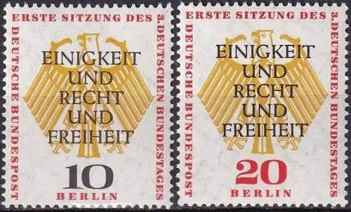 BERLIN 1957 Mi-Nr. 174/75 ** MNH