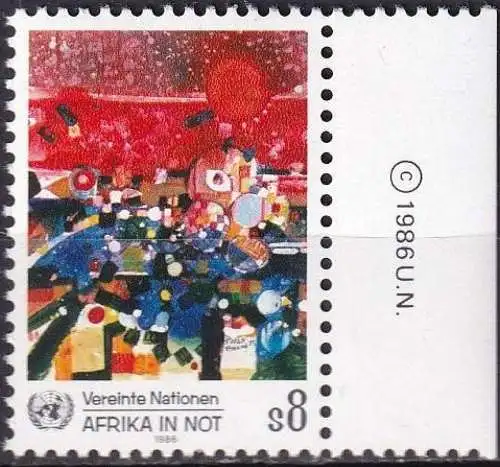 UNO WIEN 1986 Mi-Nr. 55 ** MNH