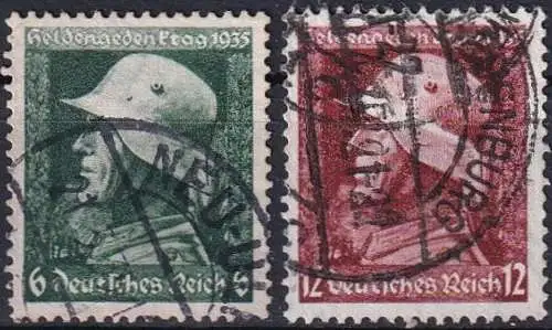 DEUTSCHES REICH 1935 Mi-Nr. 569/70 o used