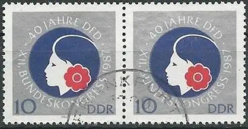 DDR 1987 Mi-Nr. 3079 2x o used