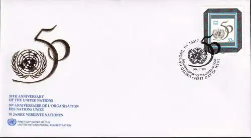 UNO NEW YORK 1995 Mi-Nr. 679 FDC