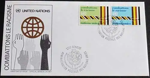 UNO GENF 1977 Mi-Nr. 68/69 FDC
