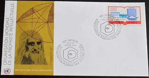 UNO GENF 1977 Mi-Nr. 63 FDC
