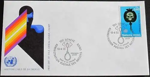 UNO GENF 1973 Mi-Nr. 32 FDC