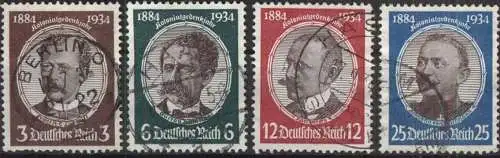 DEUTSCHES REICH 1934 Mi-Nr. 540/43 o used