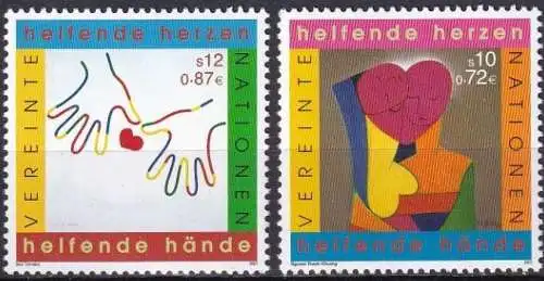 UNO WIEN 2001 Mi-Nr. 331/32 ** MNH