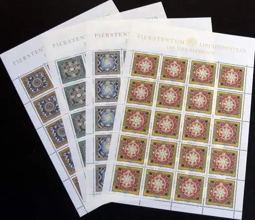 LIECHTENSTEIN 1994 Mi-Nr. 1099/02 Kleinbogen ** MNH