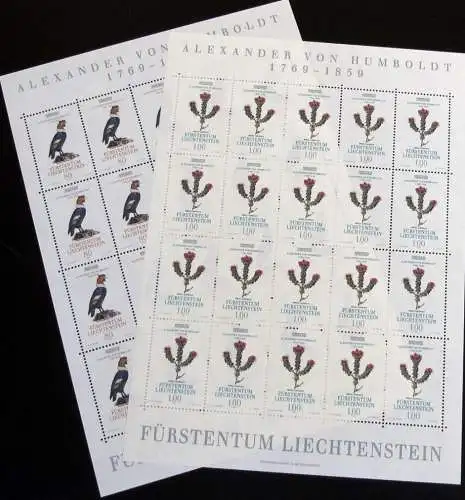 LIECHTENSTEIN 1994 Mi-Nr. 1079/80 Kleinbogen ** MNH