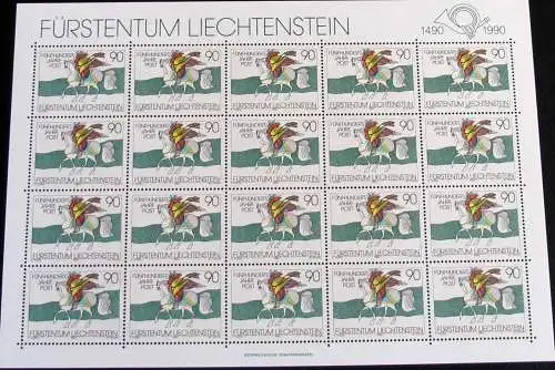 LIECHTENSTEIN 1990 Mi-Nr. 1004 Kleinbogen ** MNH