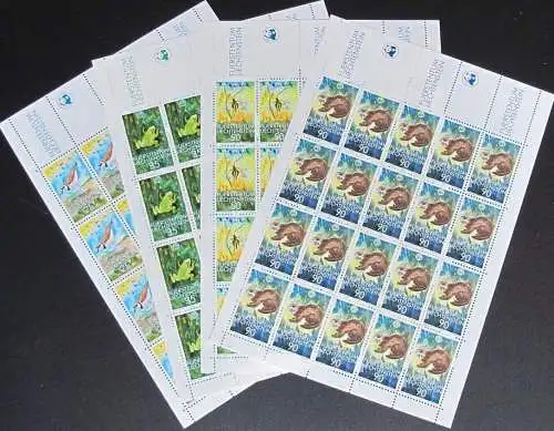 LIECHTENSTEIN 1989 Mi-Nr. 967/70 Kleinbogen ** MNH