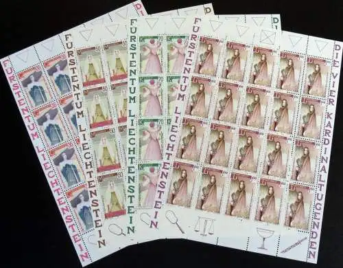 LIECHTENSTEIN 1985 Mi-Nr. 871/74 Kleinbogen ** MNH