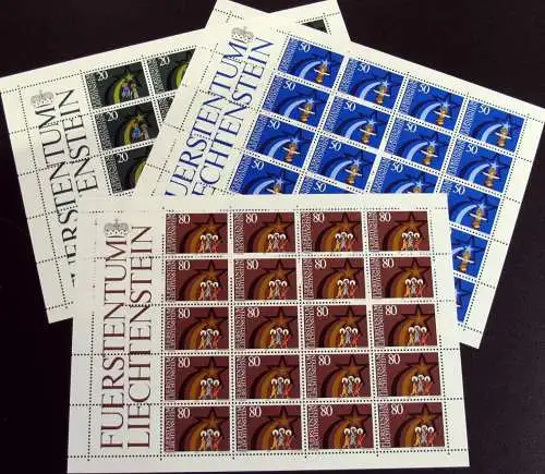 LIECHTENSTEIN 1983 Mi-Nr. 831/33 Kleinbogen ** MNH