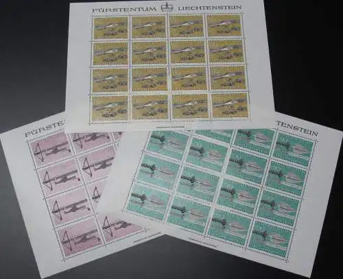 LIECHTENSTEIN 1980 Mi-Nr. 751/53 Kleinbogen ** MNH