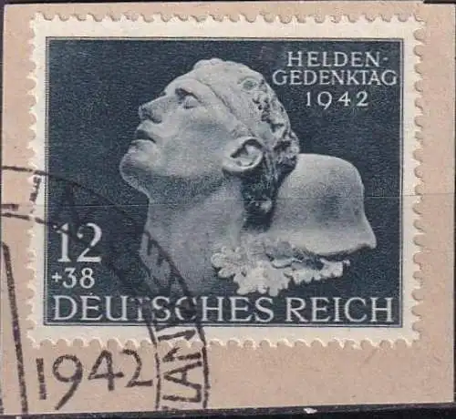 DEUTSCHES REICH 1942 Mi-Nr. 812 auf Papier o used
