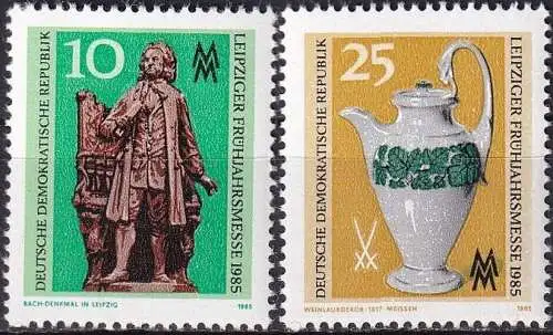 DDR 1985 Mi-Nr. 2929/30 ** MNH