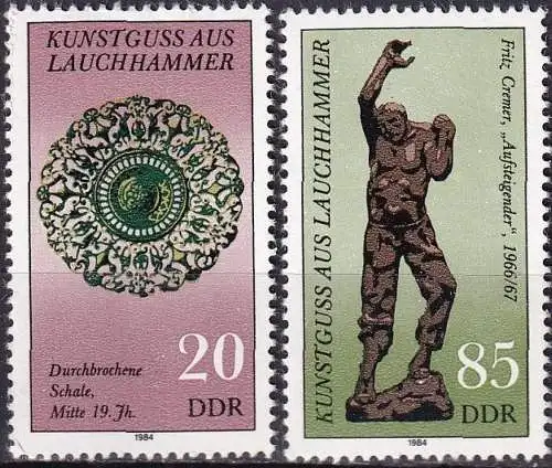 DDR 1984 Mi-Nr. 2874/75 ** MNH