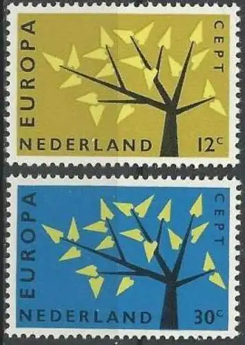 NIEDERLANDE 1962 Mi-Nr. 782/83 ** MNH - CEPT