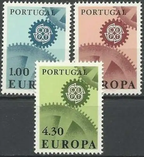 PORTUGAL 1967 Mi-Nr. 1026/28 ** MNH - CEPT