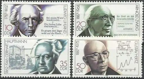 DDR 1987 Mi-Nr. 3091/94 ** MNH