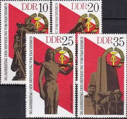 DDR 1975 Mi-Nr. 2038/41 ** MNH
