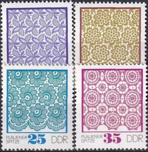 DDR 1974 Mi-Nr. 1963/66 ** MNH