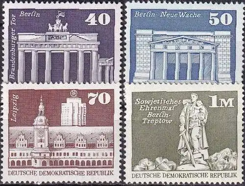 DDR 1973 Mi-Nr. 1879/82 ** MNH