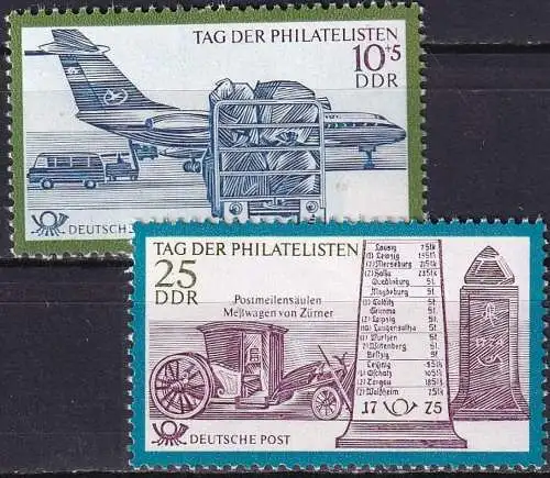 DDR 1971 Mi-Nr. 1703/04 ** MNH