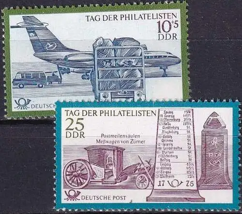 DDR 1971 Mi-Nr. 1703/04 ** MNH