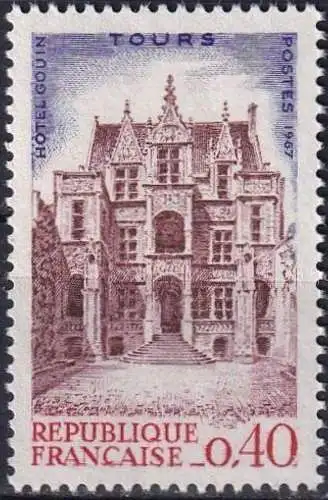 FRANKREICH 1967 Mi-Nr. 1582 ** MNH