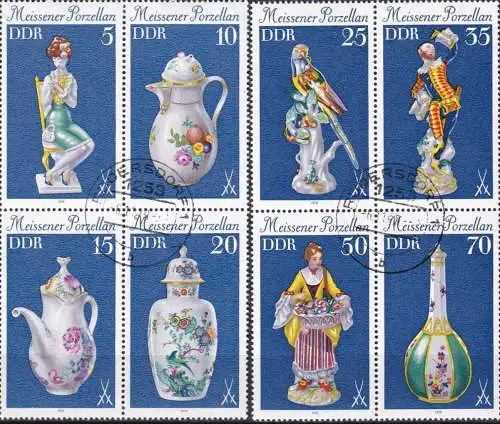 DDR 1979 Mi-Nr. 2464/71 Zusammendruck o used - aus Abo