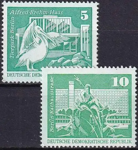 DDR 1973 Mi-Nr. 1842/43 ** MNH