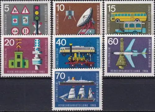 DEUTSCHLAND 1965 Mi-Nr. 468/74 ** MNH