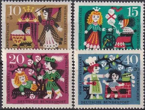 DEUTSCHLAND 1964 Mi-Nr. 447/50 ** MNH